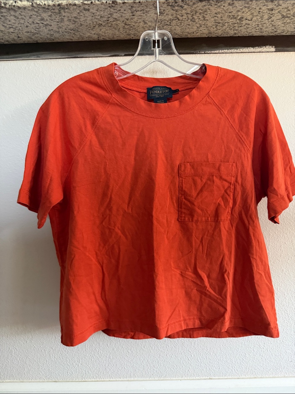 Pendleton Women’s  Coral Short Sleeve Pocket Tee